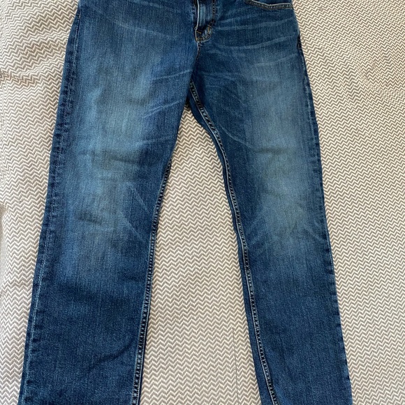 Mossimo Supply Co. Jeans, Blue, Slim Stretch Fit, Low Rise W30, L30 - Picture 2 of 5